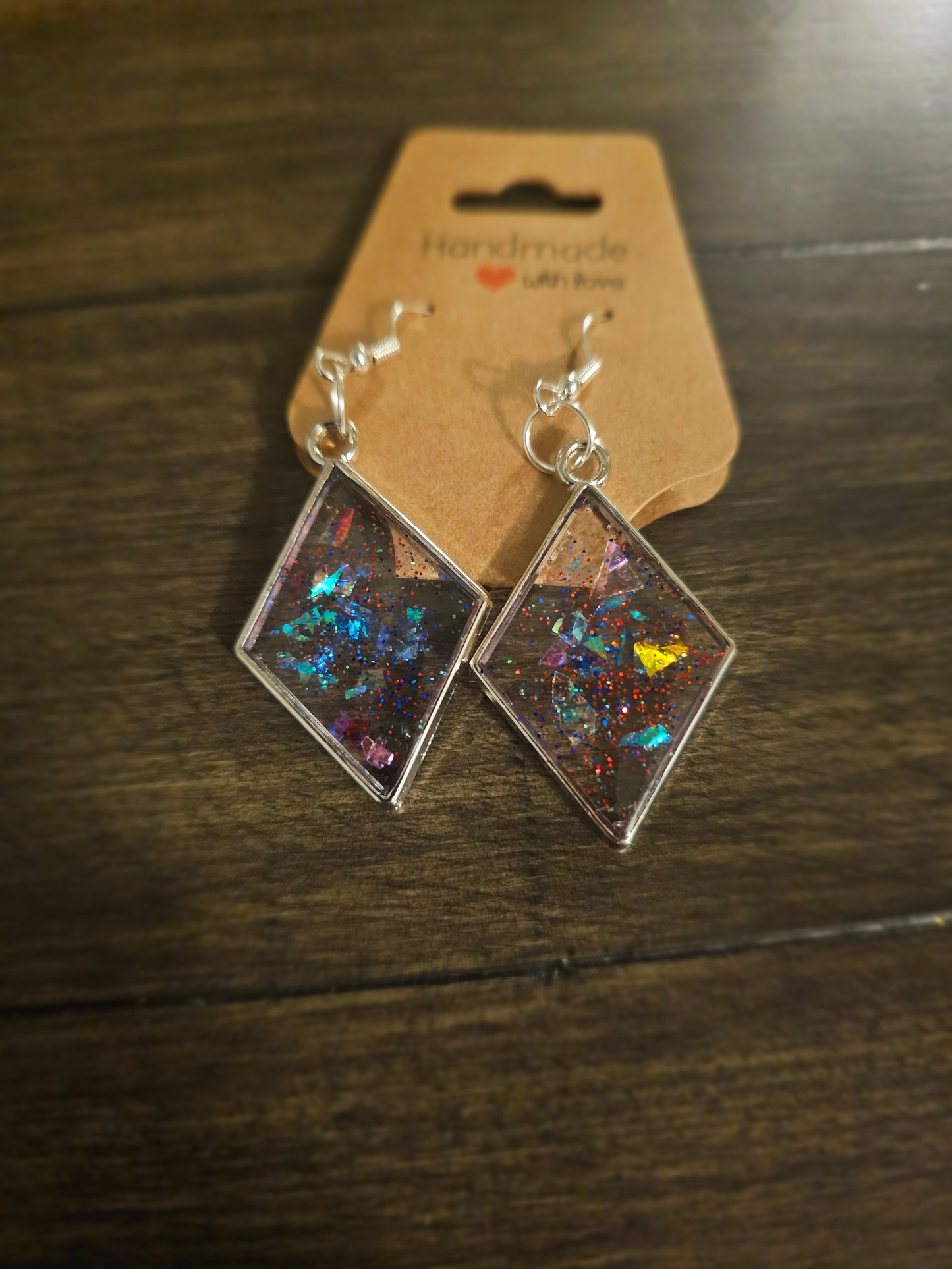 Patriotic Diamond Dangles