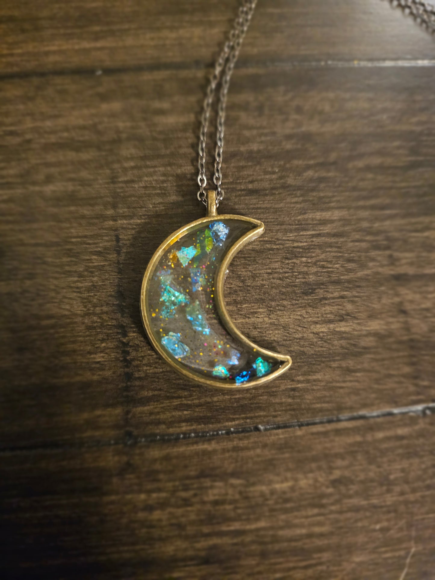 Blue Luna Bronze Pendant