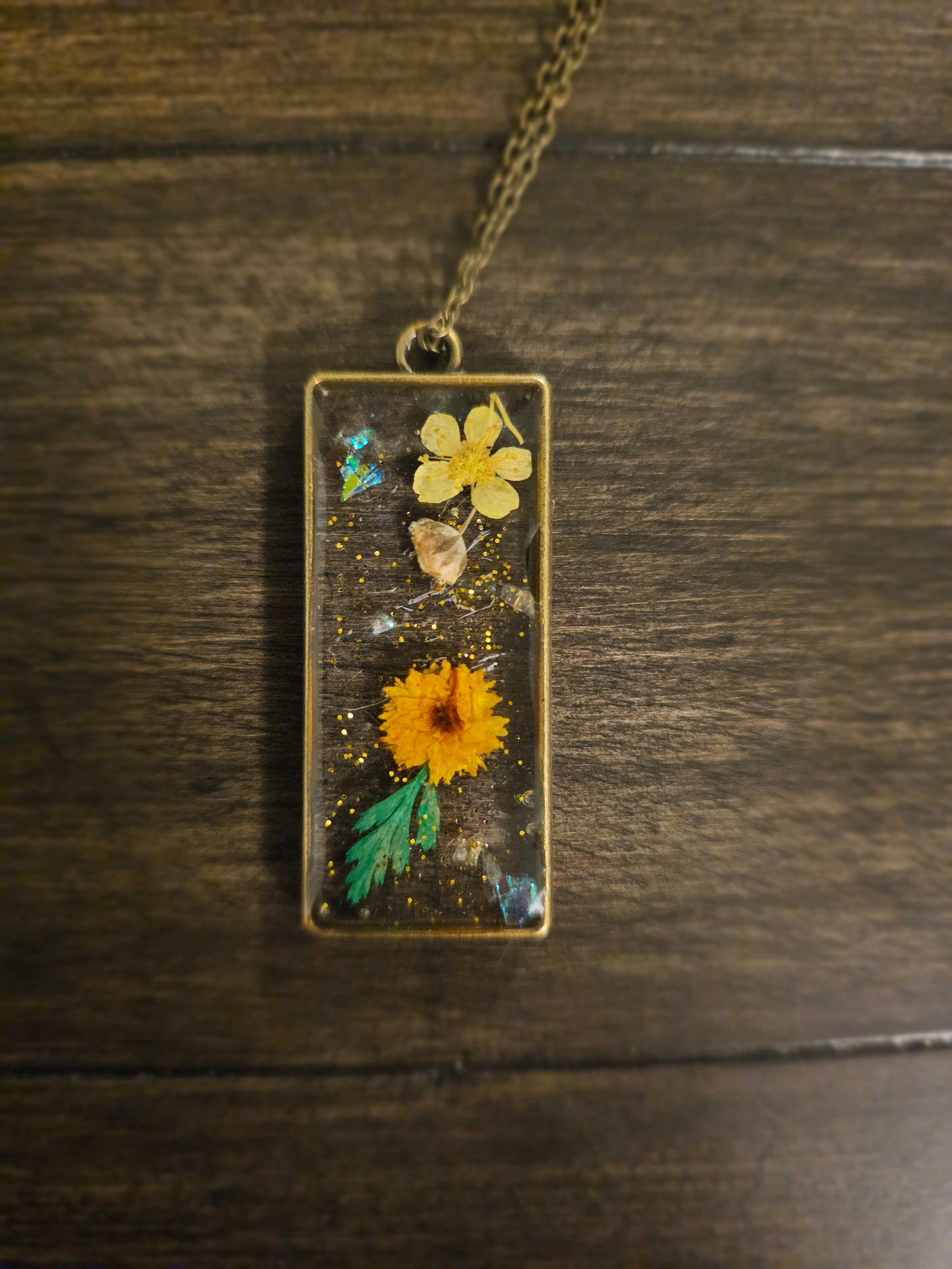 Golden Harvest Bronze Pendant