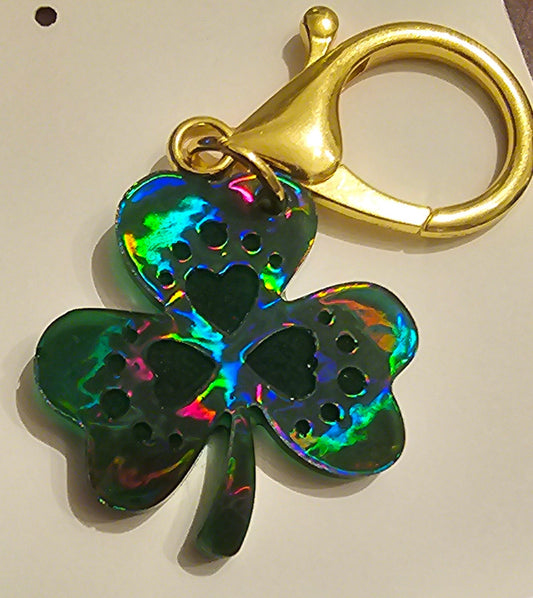 Lucky Luxe Heart Keychain