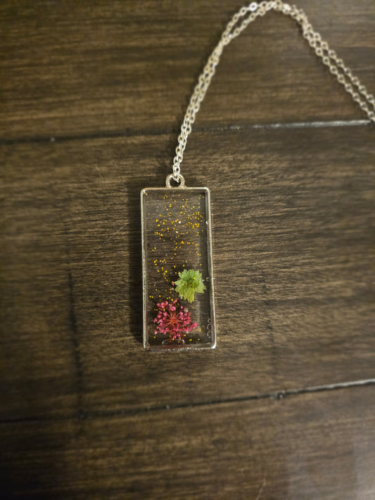 Spring Meadow Silver Pendant
