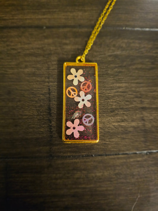 Pastel Harmony Bar Necklace