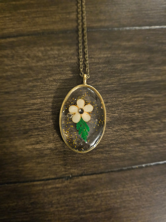 Sunbeam Bloom Bronze Pendant