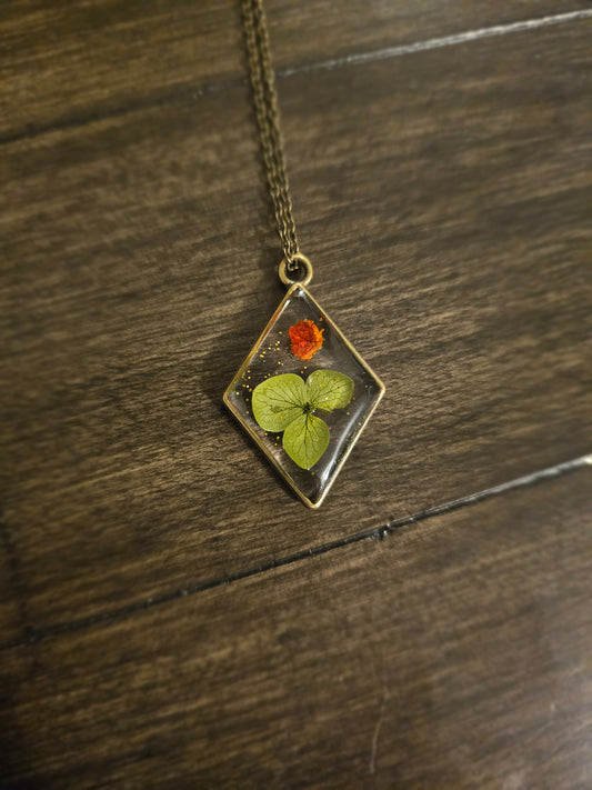 Autumn Moss Bronze Pendant
