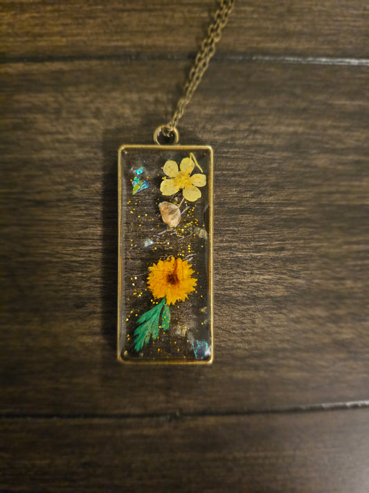 Golden Harvest Bronze Pendant
