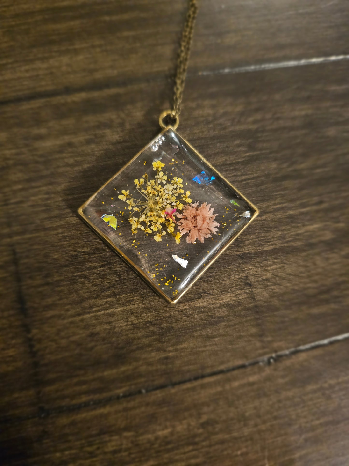 Sunlit Meadow Bronze Pendant