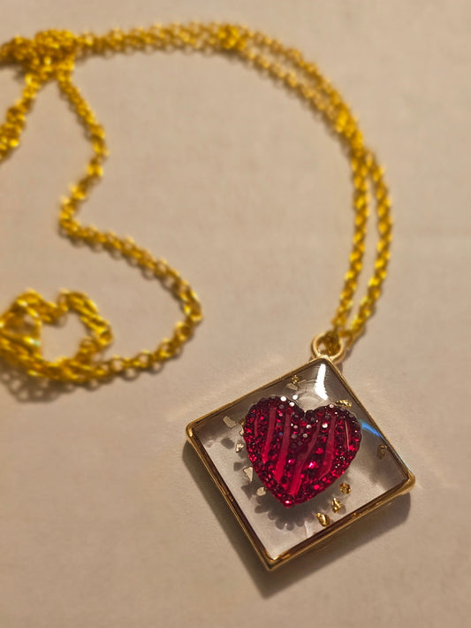 Scarlet Spark Pendant