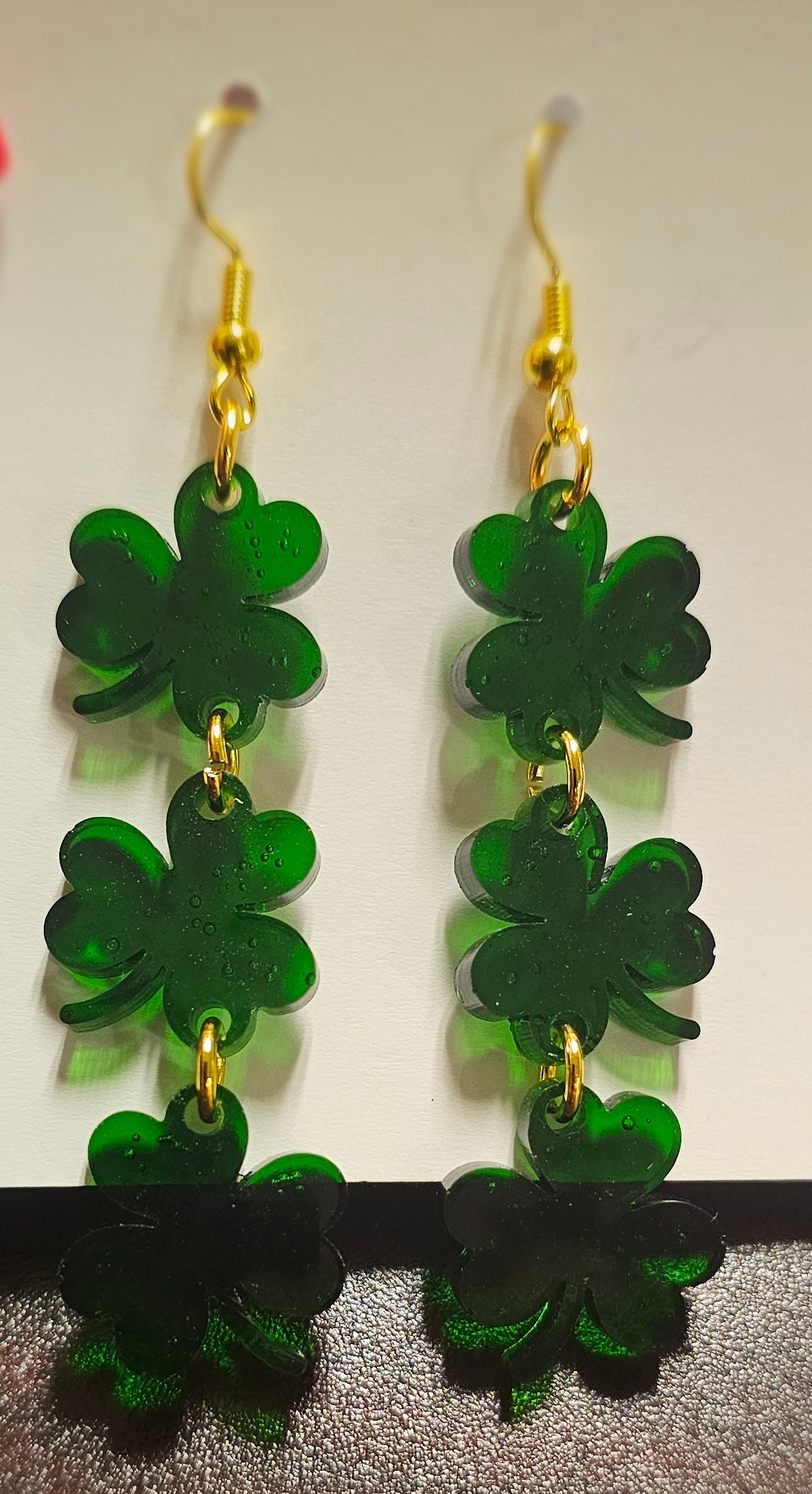 Lucky Shamrock Dangles